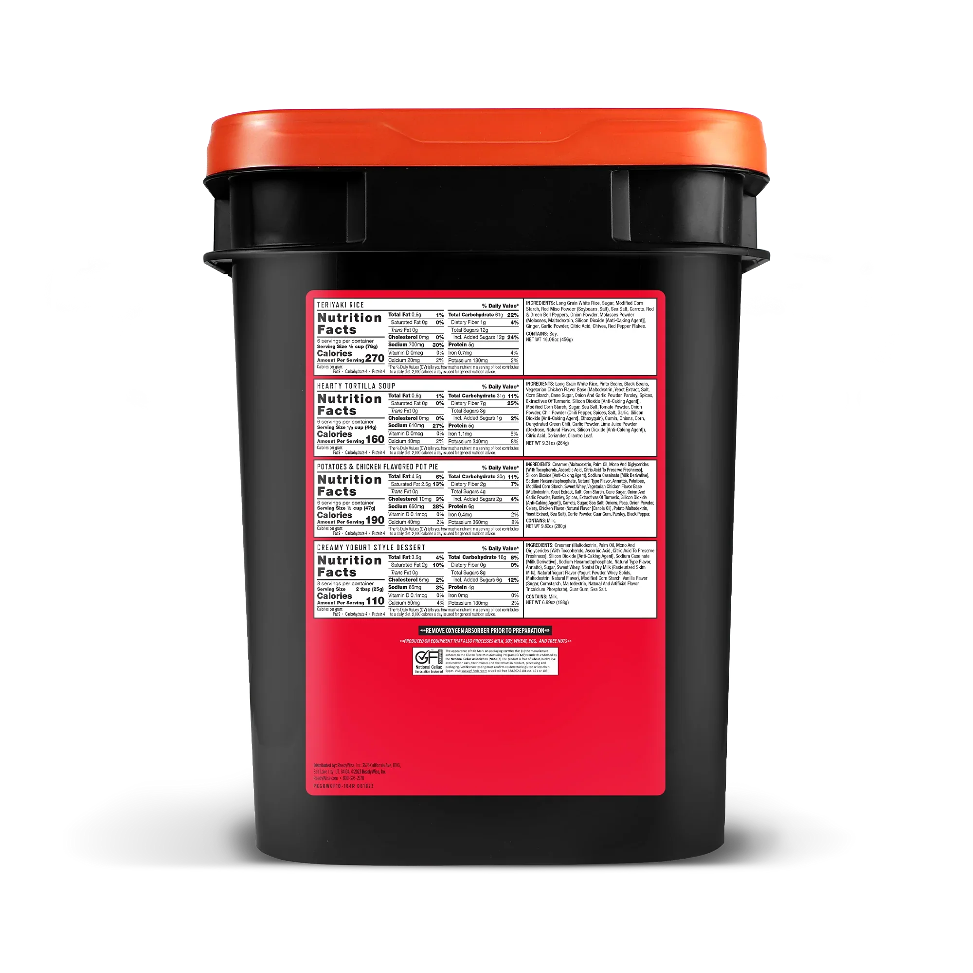 84 Serving Gluten Free Grab and Go Bucket - Image 2