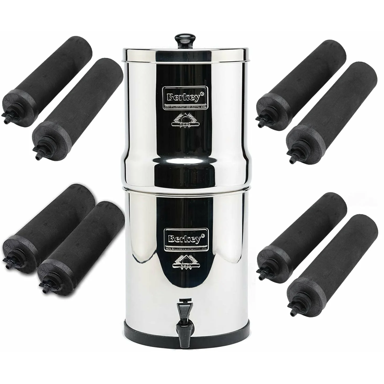 Crown Berkey Water Filter System Includes 2 Black Berkey Filters - Image 24