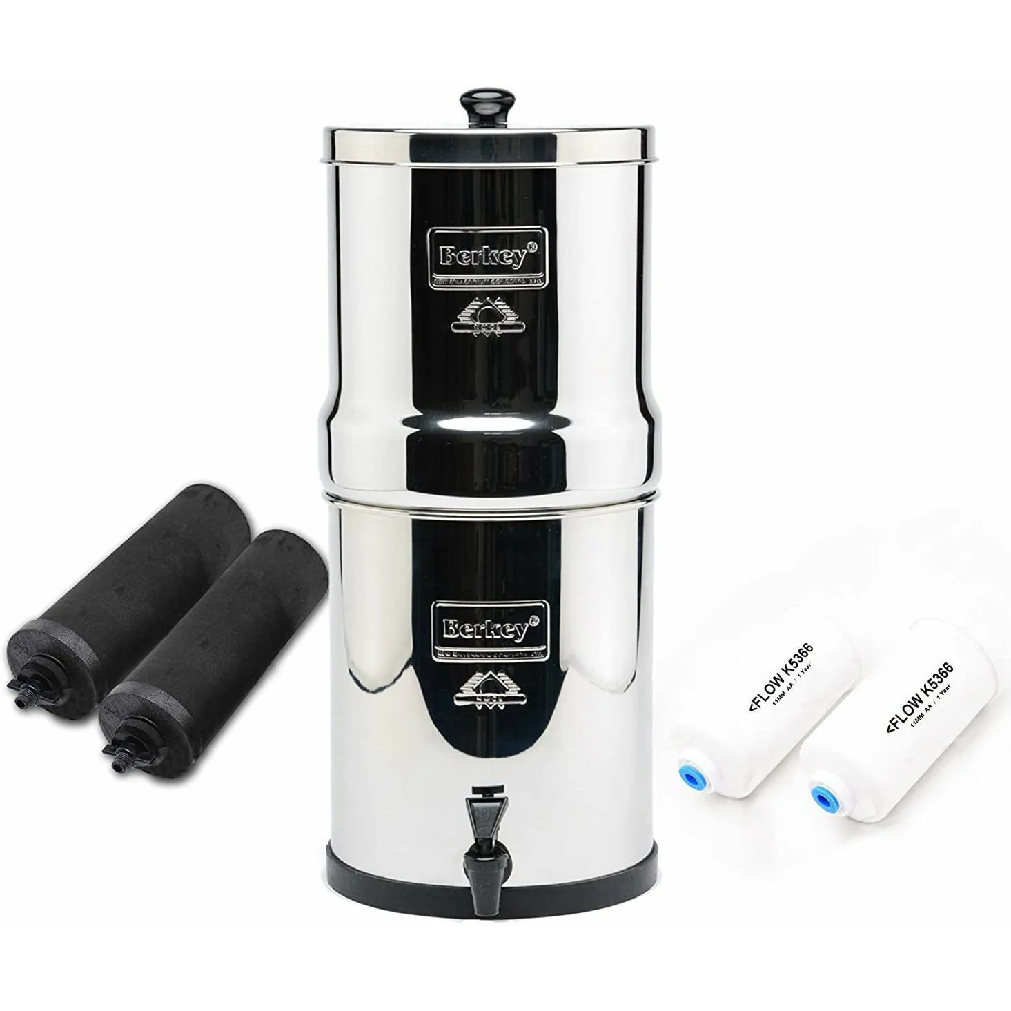 Crown Berkey Water Filter System Includes 2 Black Berkey Filters - Image 25