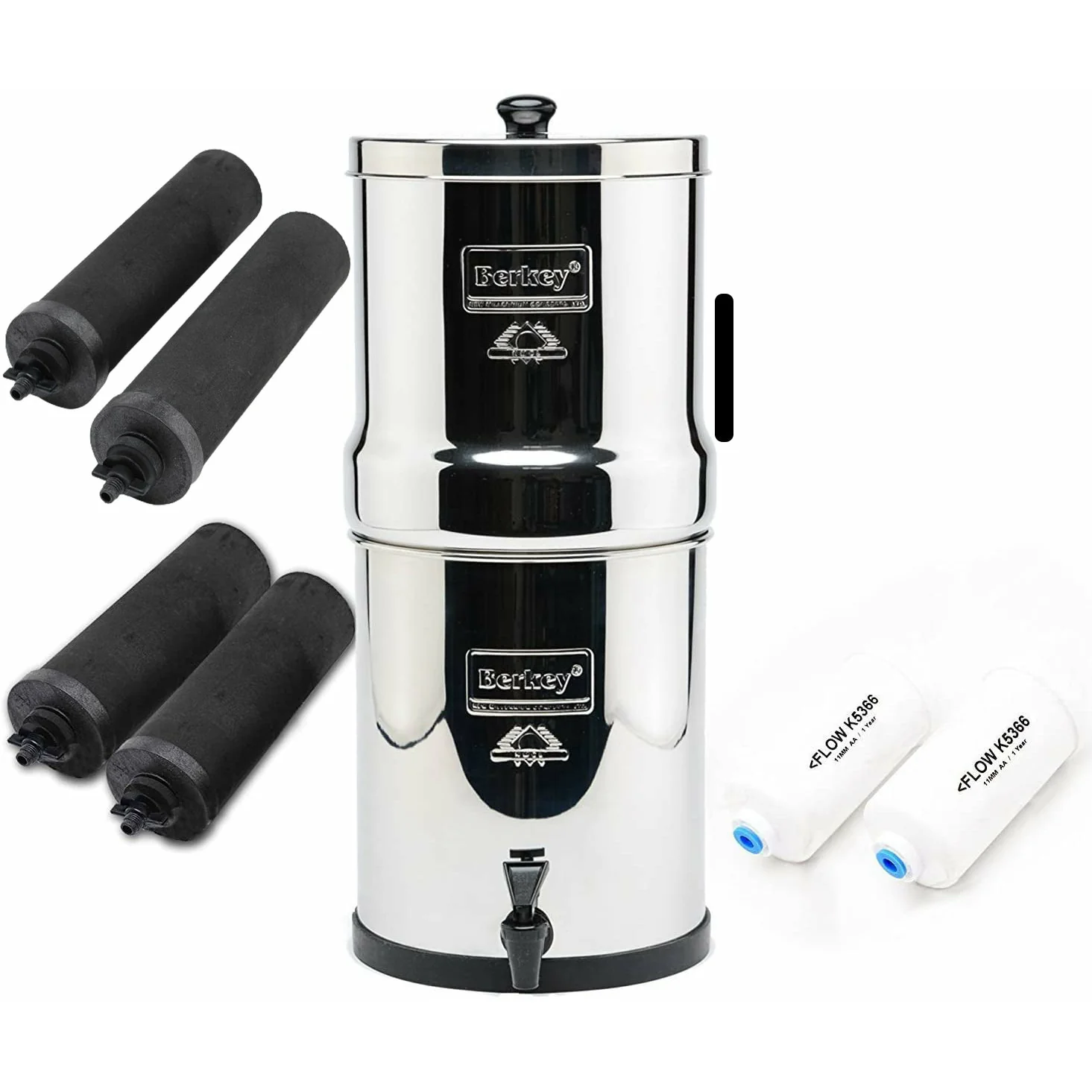Crown Berkey Water Filter System Includes 2 Black Berkey Filters - Image 26