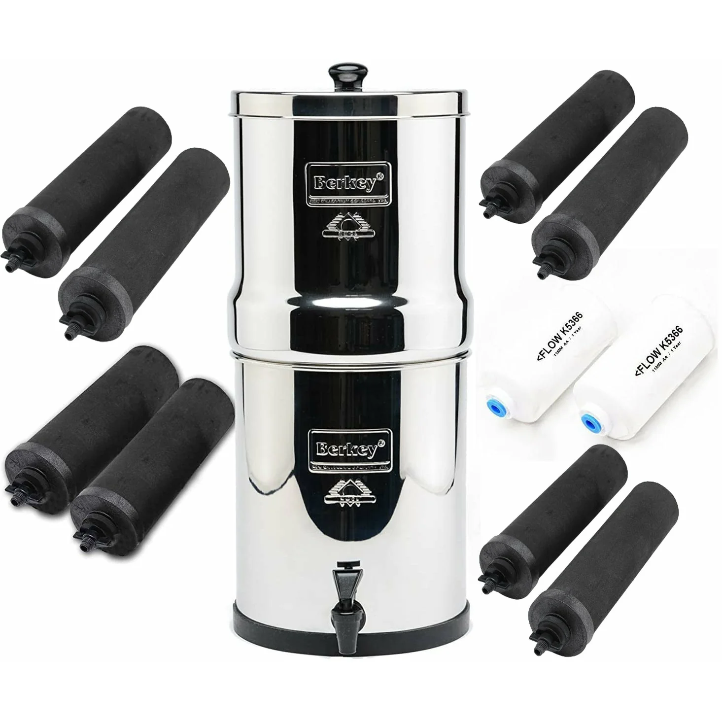 Crown Berkey Water Filter System Includes 2 Black Berkey Filters - Image 28