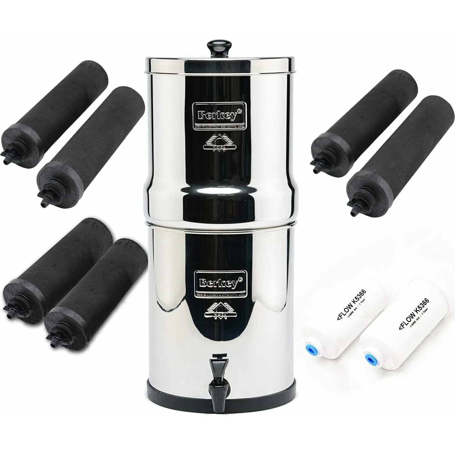 Crown Berkey Water Filter System Includes 2 Black Berkey Filters - Image 29