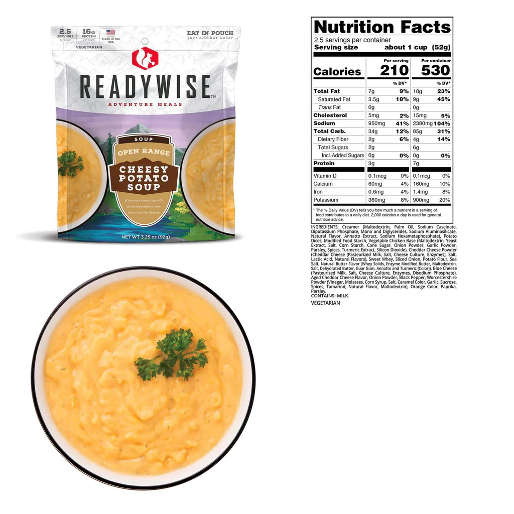 Open Range Cheesy Potato Soup Case of 6 - Image 2